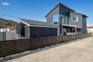 貸別荘に設けられた愛犬用のフォトブース