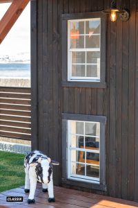 貸別荘に設けられた愛犬用のフォトブース